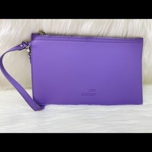 Love Moschino Purple Pouch/Wristlet